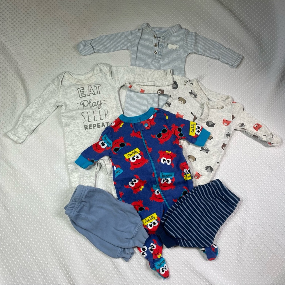 Carter's Preemie Gender Neutral Clothing Bundle